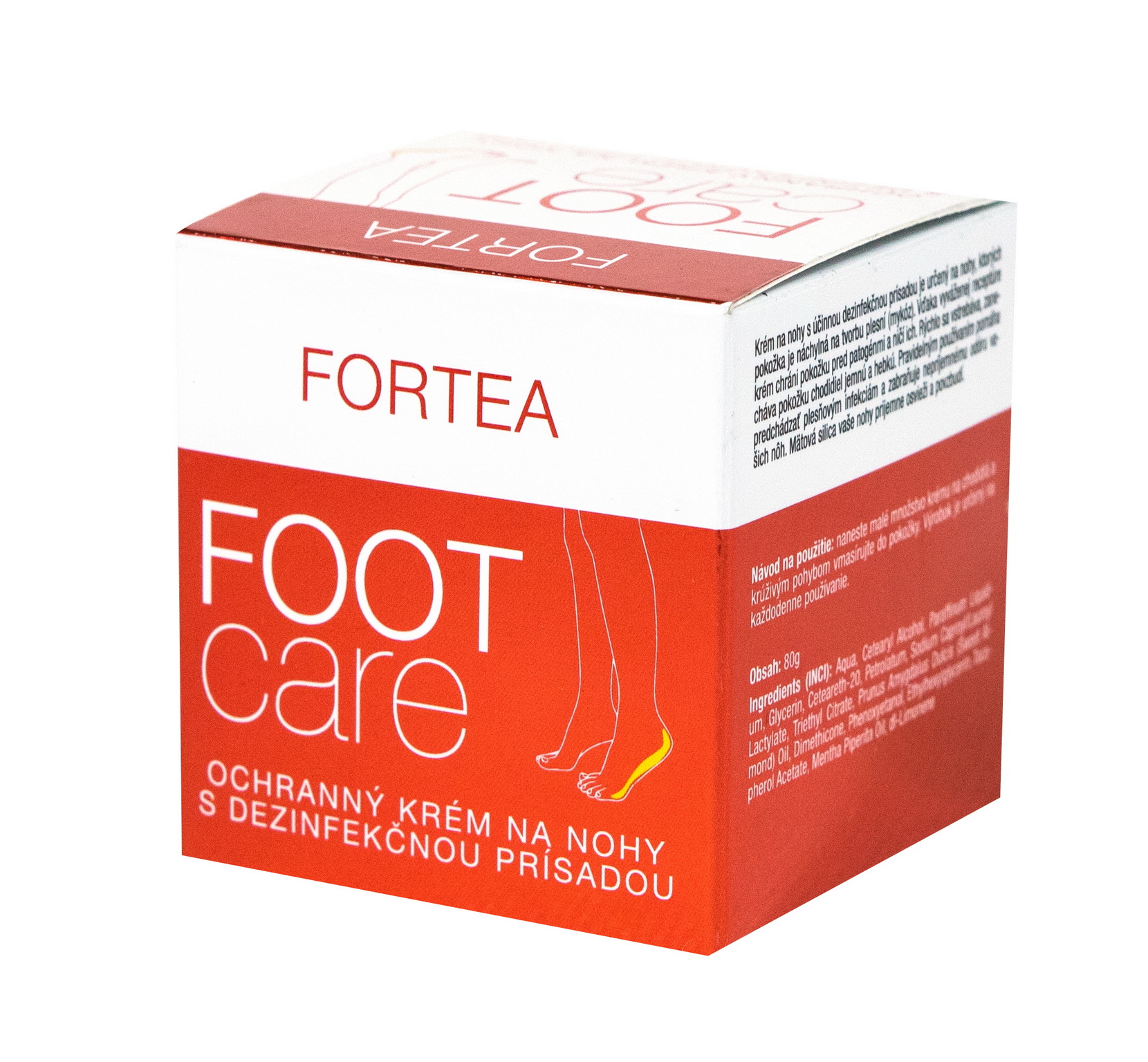 FORTEA FOOT CARE krm s dezinfeknou prsadou